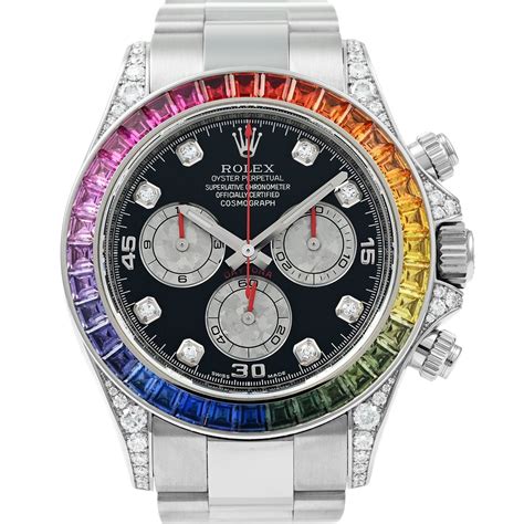 rolex men's pre-owned daytona automatic watch 116599rbow|rolex 116599 rbow price.